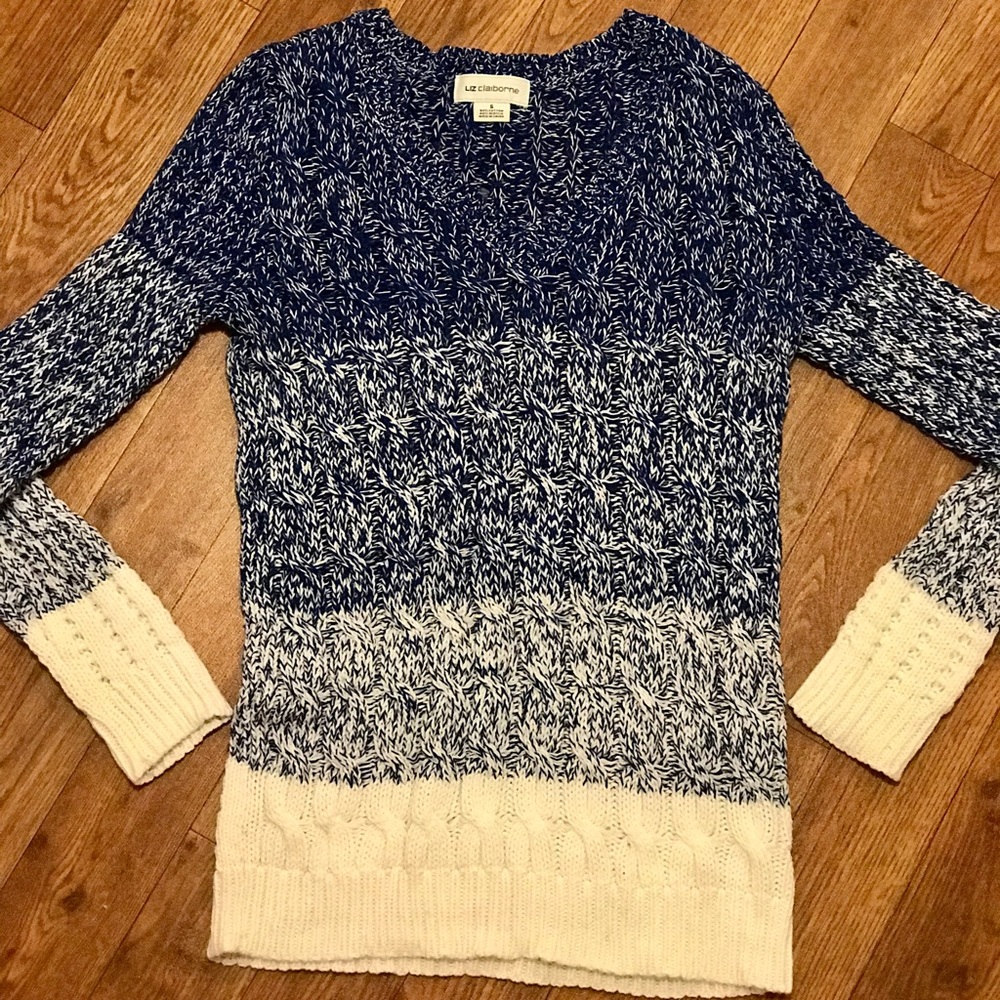 Knitted style ombré sweater